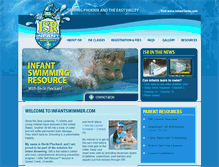 Tablet Screenshot of infantswimmer.com